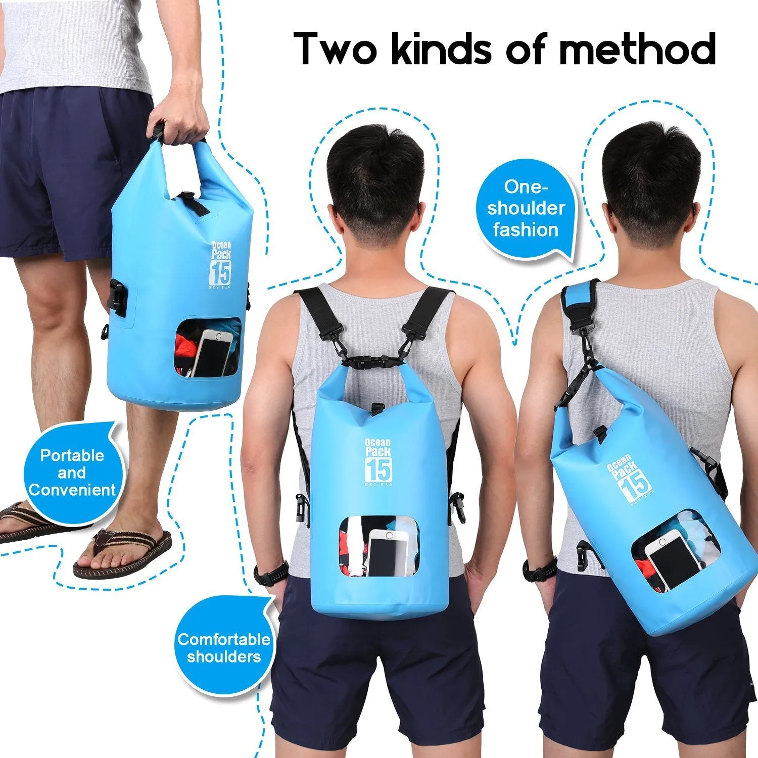 15L Waterproof Lightweight Dry Bag