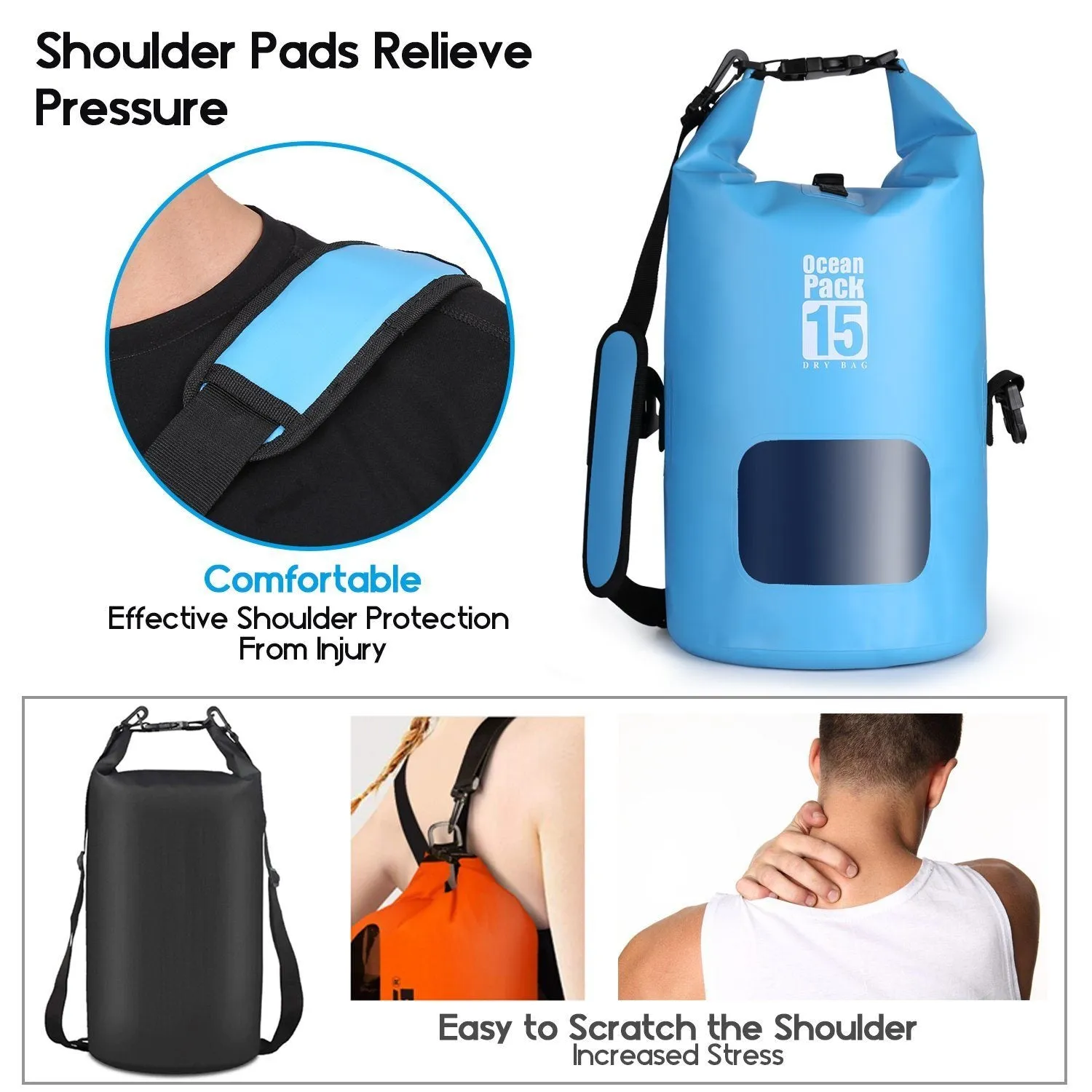 15L Waterproof Lightweight Dry Bag