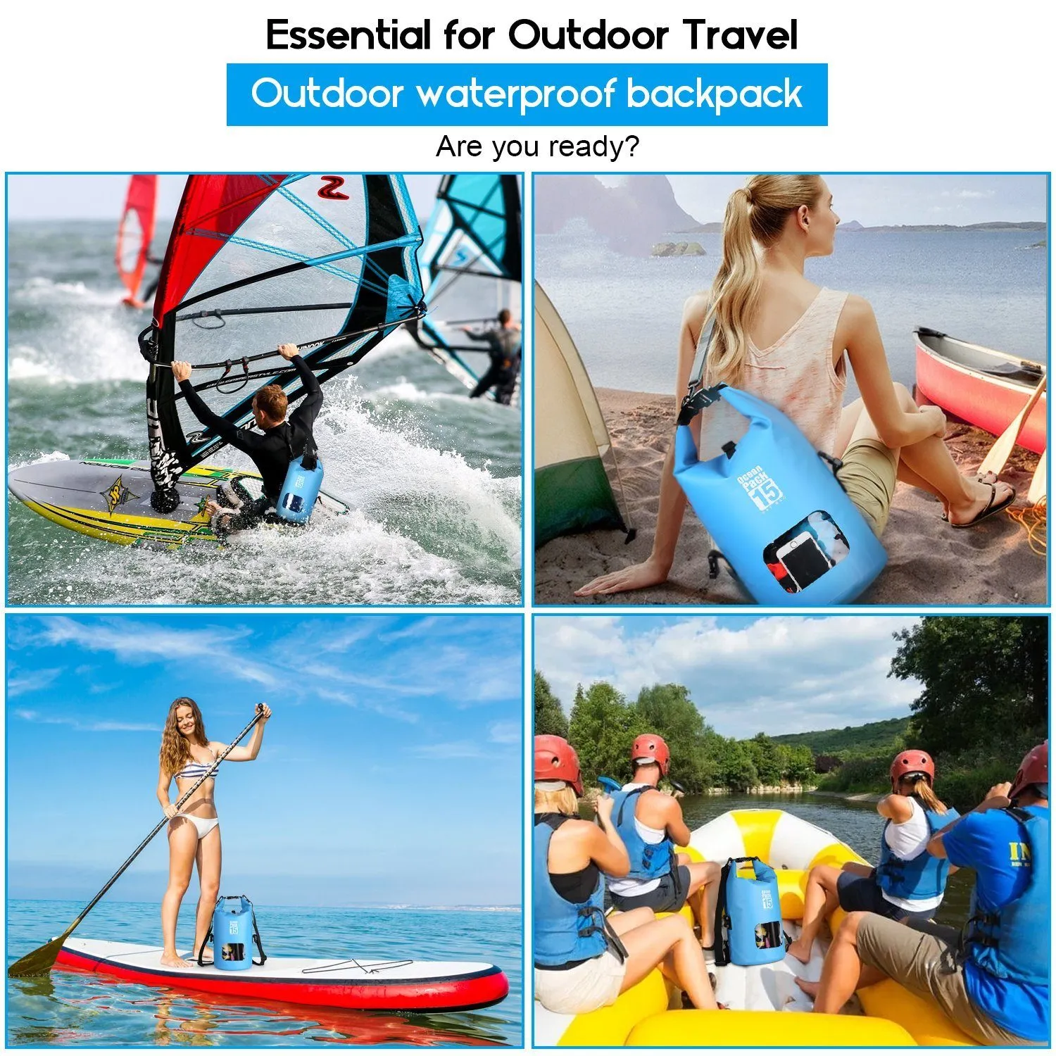 15L Waterproof Lightweight Dry Bag