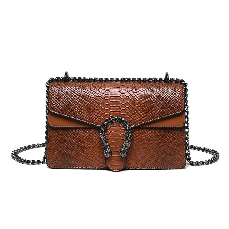2024 Vintage Small Square Bag for Women - Trendy Chain Fashion Shoulder Crossbody Bag