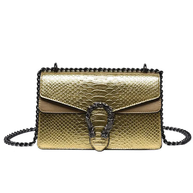 2024 Vintage Small Square Bag for Women - Trendy Chain Fashion Shoulder Crossbody Bag