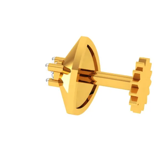22KT Exclusively Designed Unique Gold Nose Pin