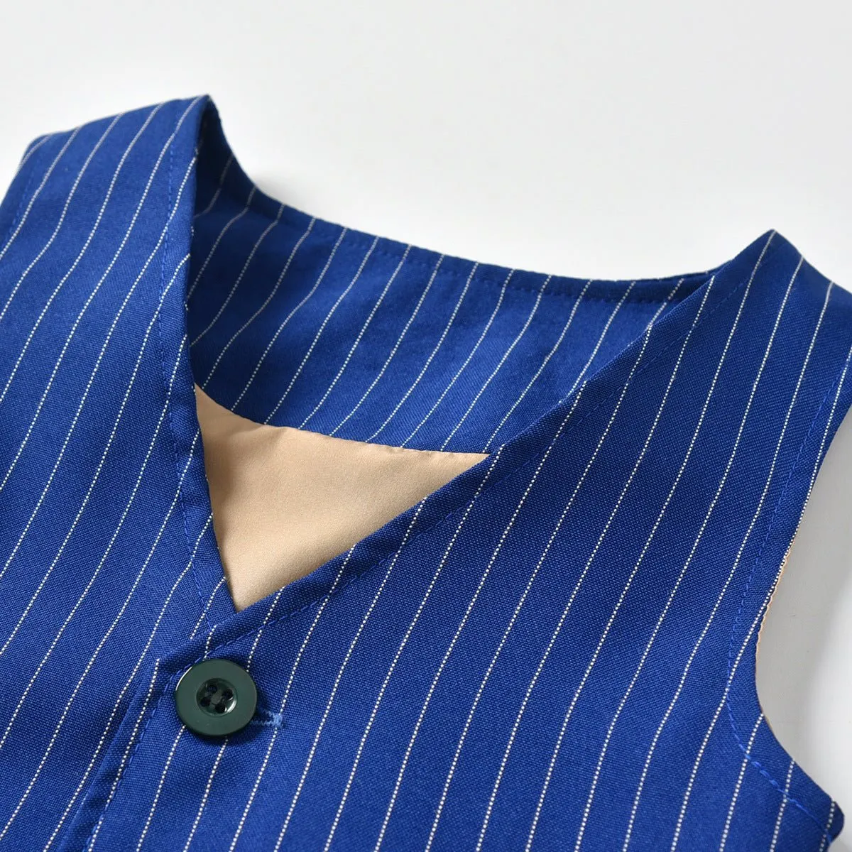 4-Piece Boy's Bow Tie Blue Gentleman Suit (3 Colors)