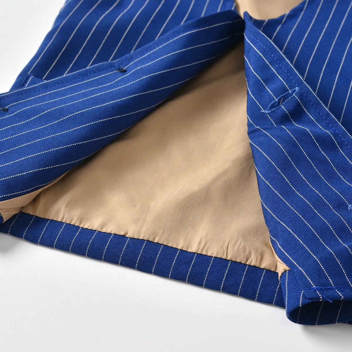 4-Piece Boy's Bow Tie Blue Gentleman Suit (3 Colors)