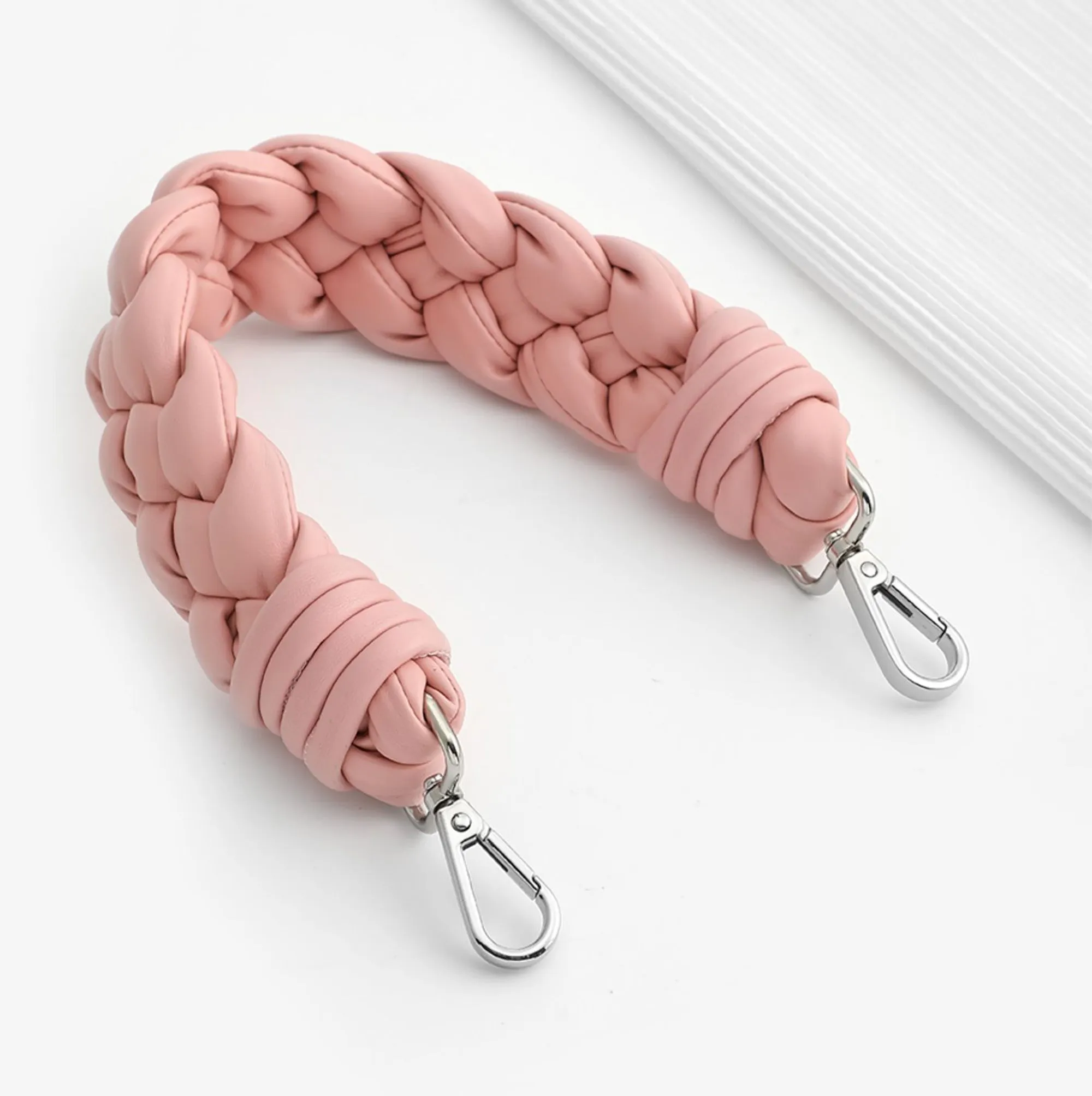 Accessories for Mini Handbag Shoulder Strap Transformation: Twisted Braided Short Handbag Handles for Handheld Bags