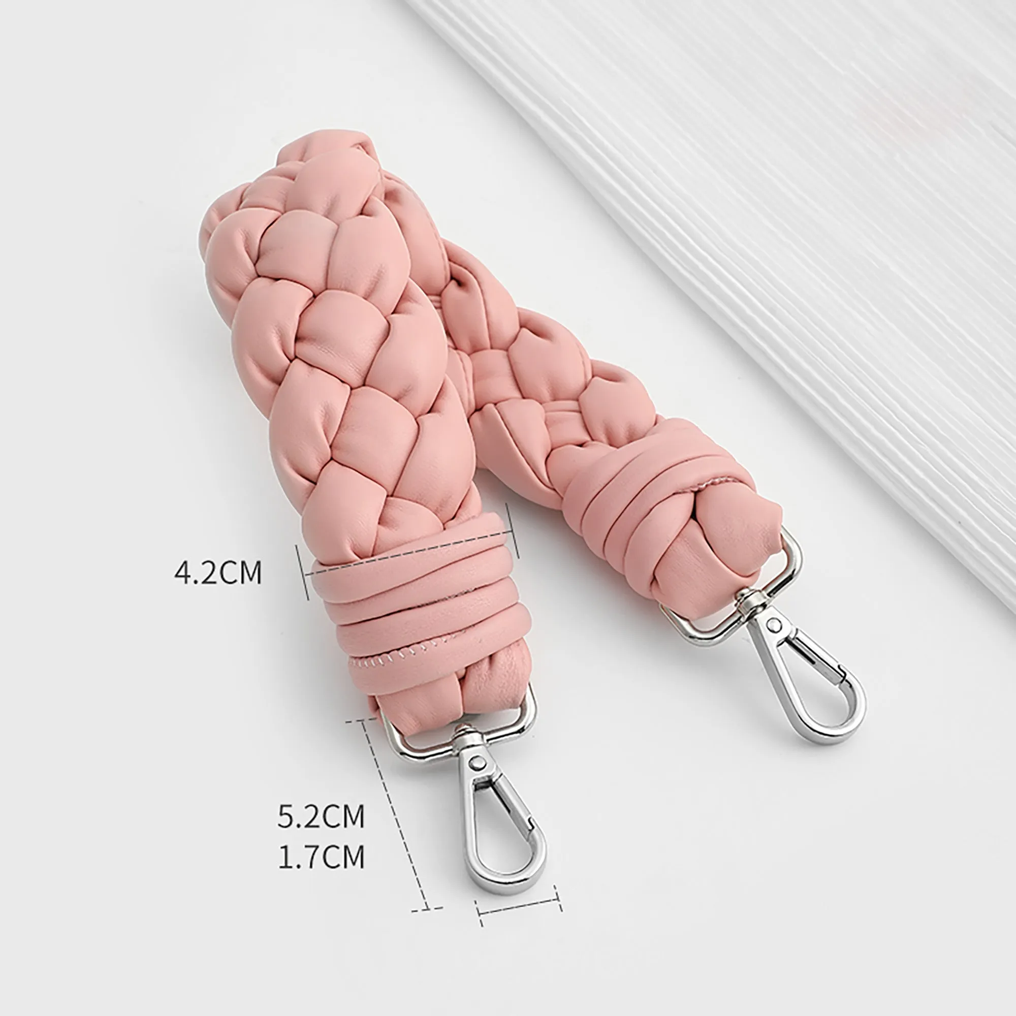 Accessories for Mini Handbag Shoulder Strap Transformation: Twisted Braided Short Handbag Handles for Handheld Bags