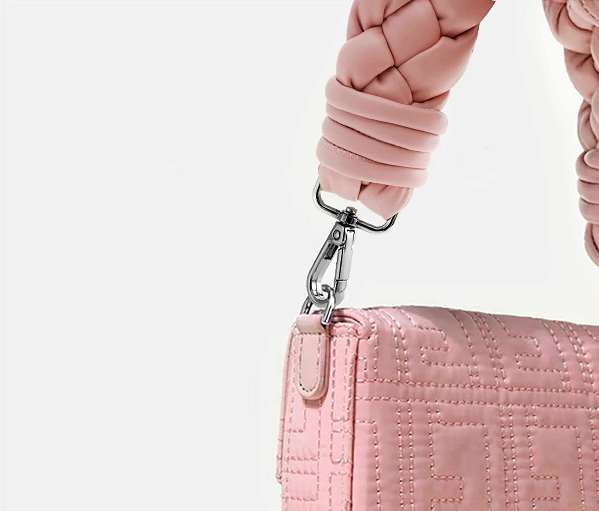 Accessories for Mini Handbag Shoulder Strap Transformation: Twisted Braided Short Handbag Handles for Handheld Bags