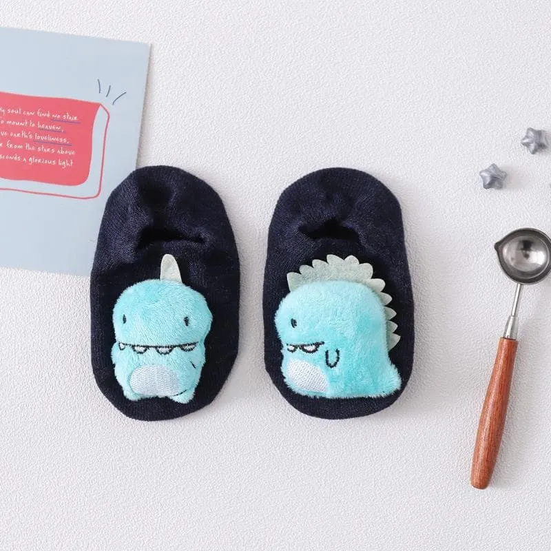 Adorable 3D Animals Anti-Skid Socks (6 Colors)