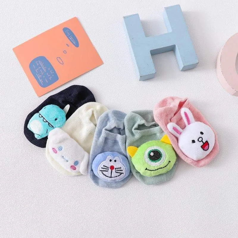 Adorable 3D Animals Anti-Skid Socks (6 Colors)
