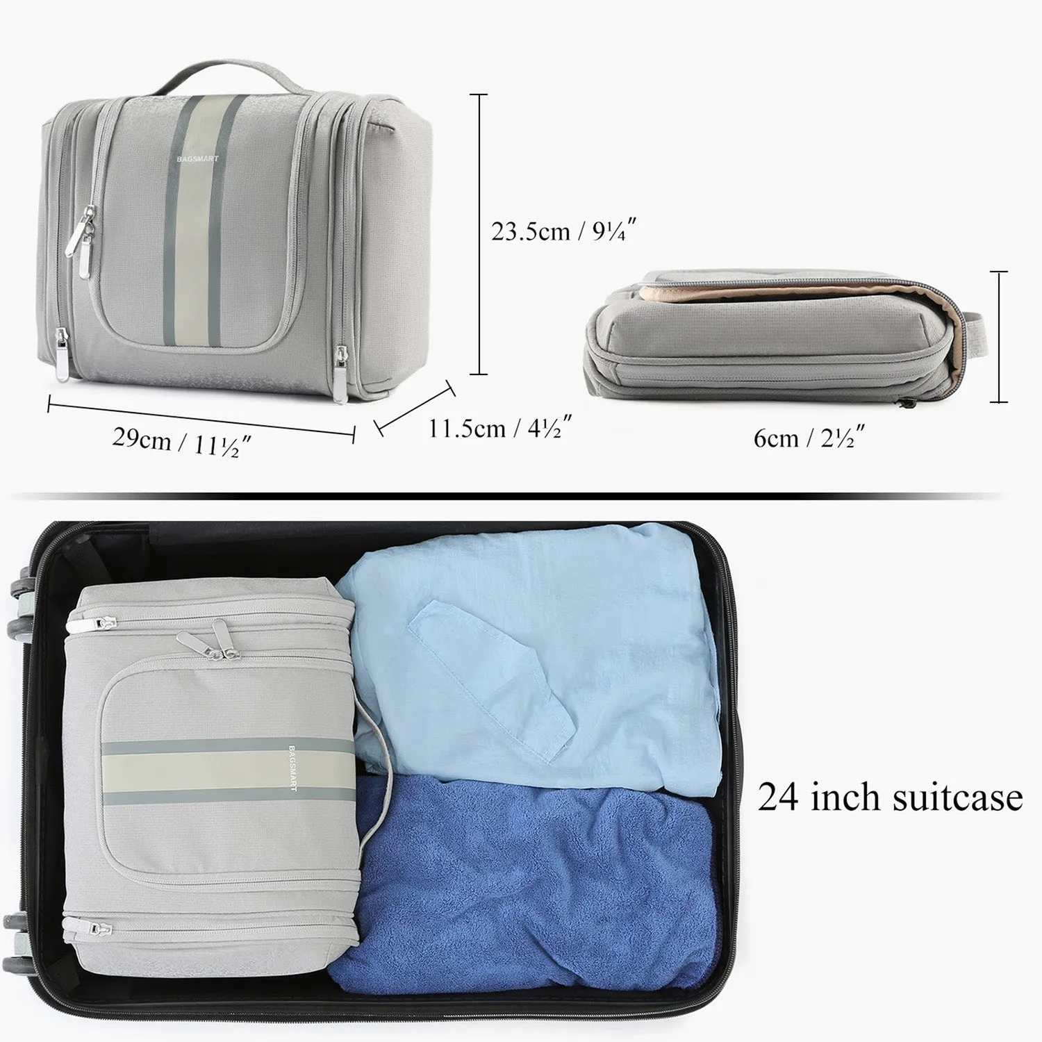 Atlas Hanging Toiletry Bag