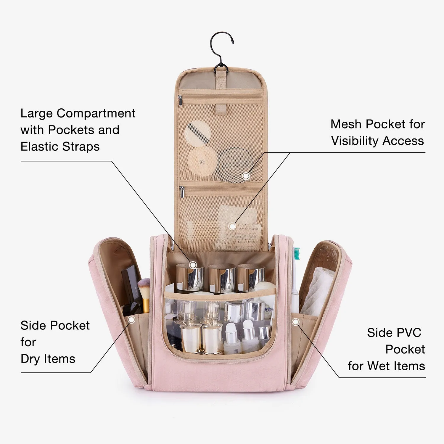Atlas Hanging Toiletry Bag