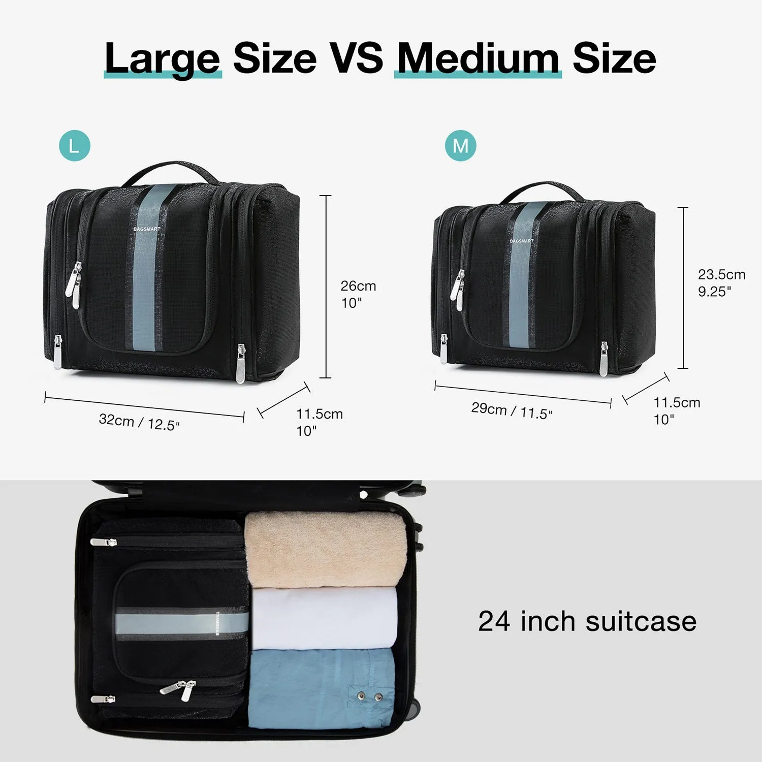 Atlas Hanging Toiletry Bag