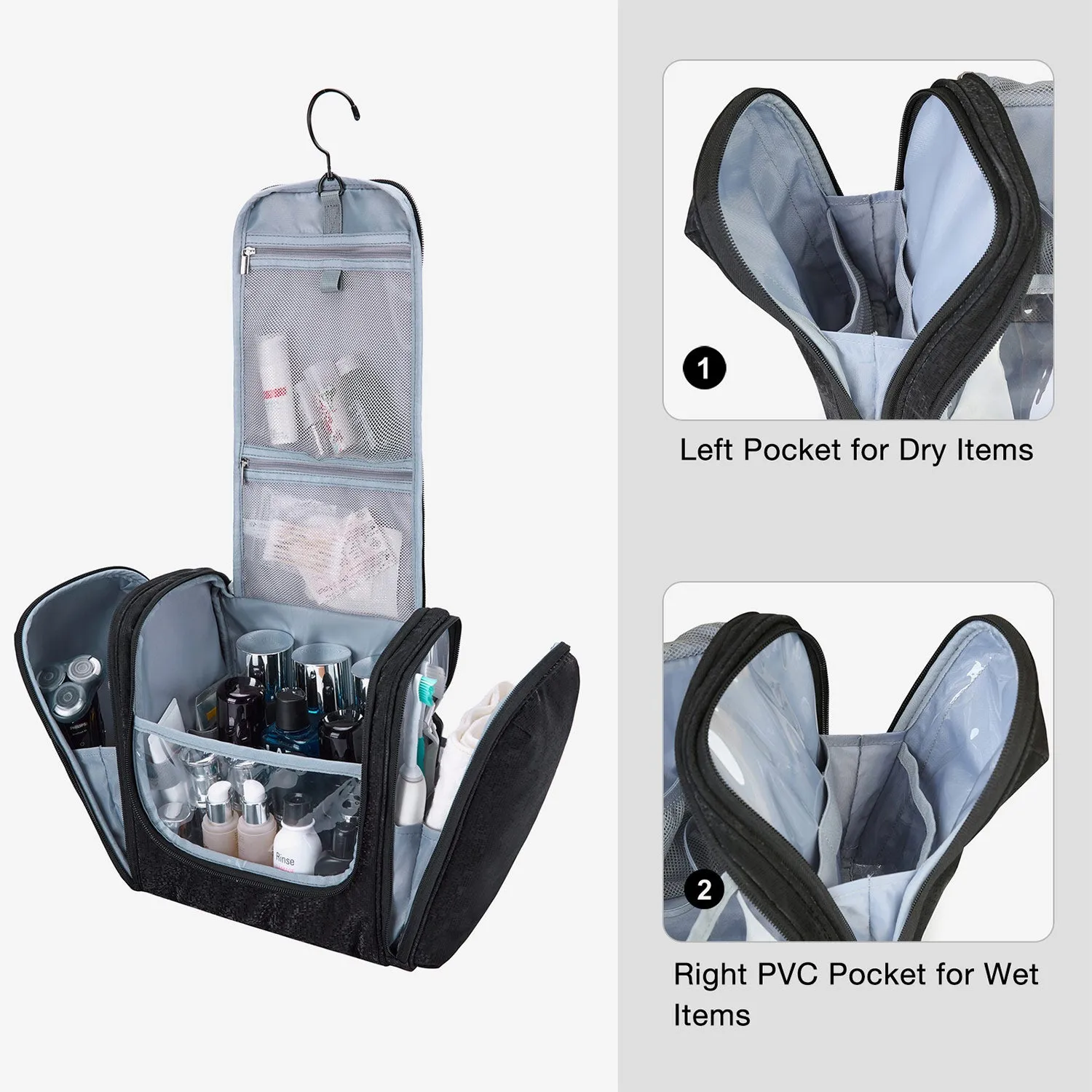 Atlas Hanging Toiletry Bag