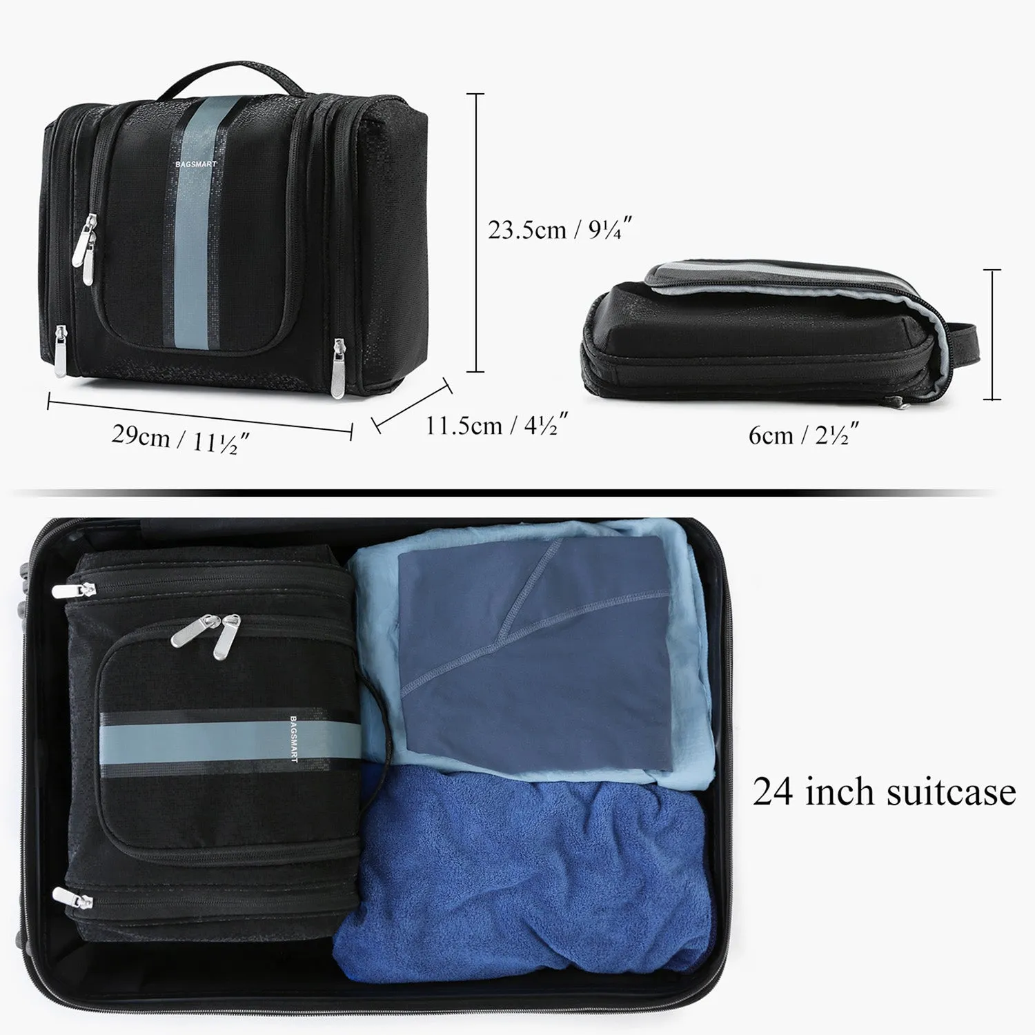 Atlas Hanging Toiletry Bag