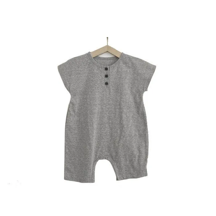Baby's Cotton Casual Jumpsuit (3 Colors)