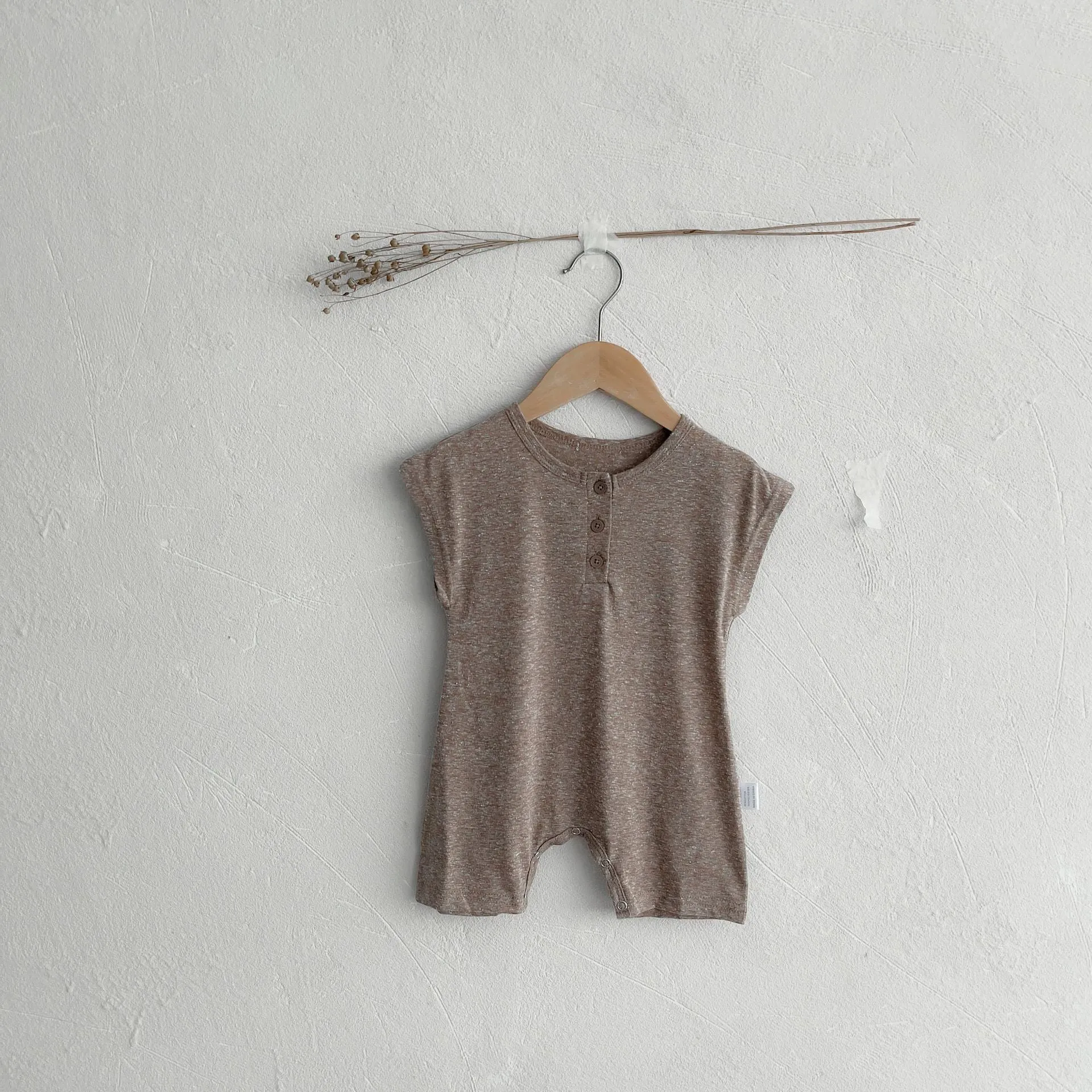 Baby's Cotton Casual Jumpsuit (3 Colors)