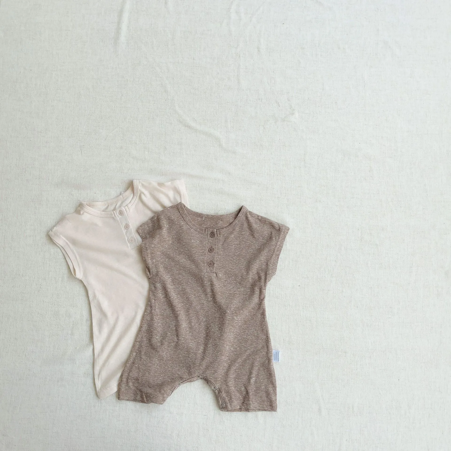 Baby's Cotton Casual Jumpsuit (3 Colors)