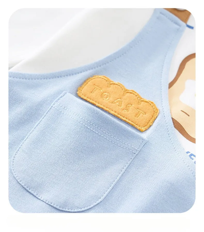 Baby's Long Sleeve Cute Cartoon Premium Cotton Jumpsuit (7 Designs)