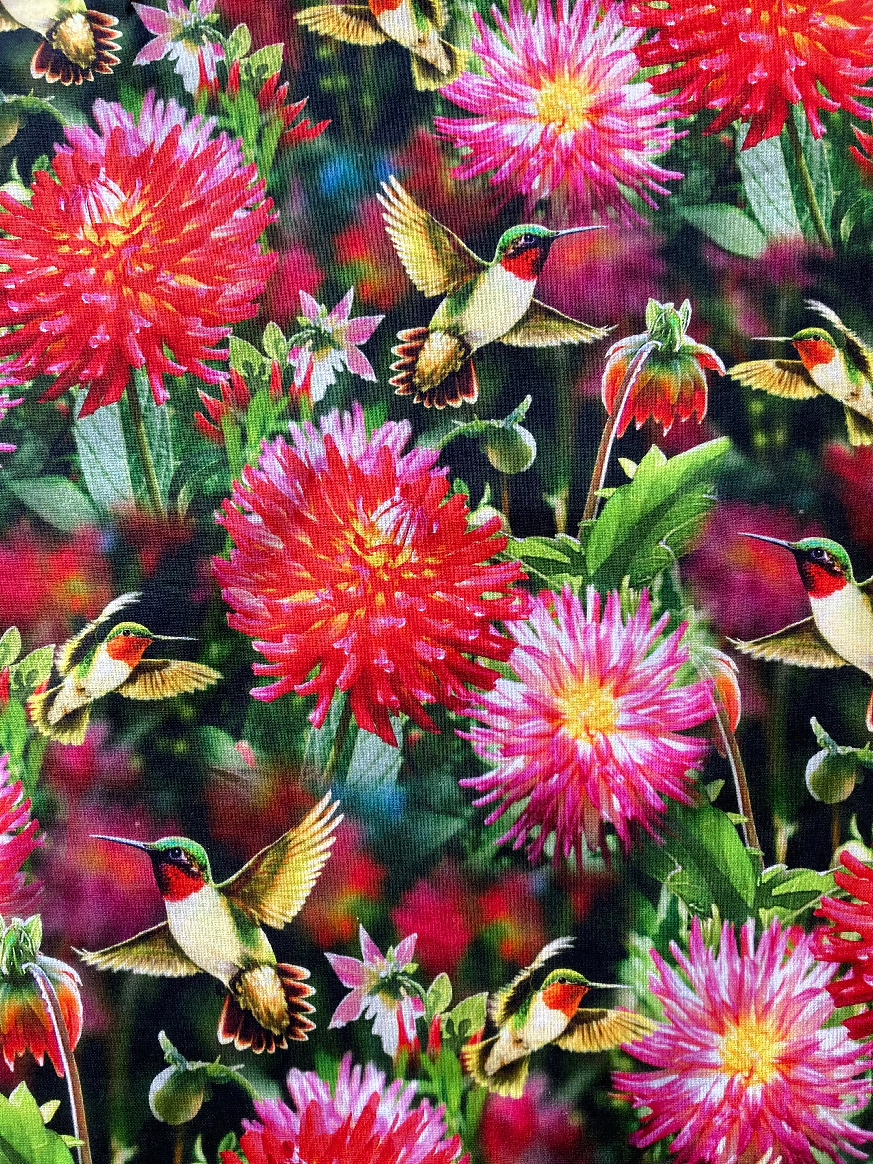 Backpack/ Shoulder Bag - Fields Of Dahlias