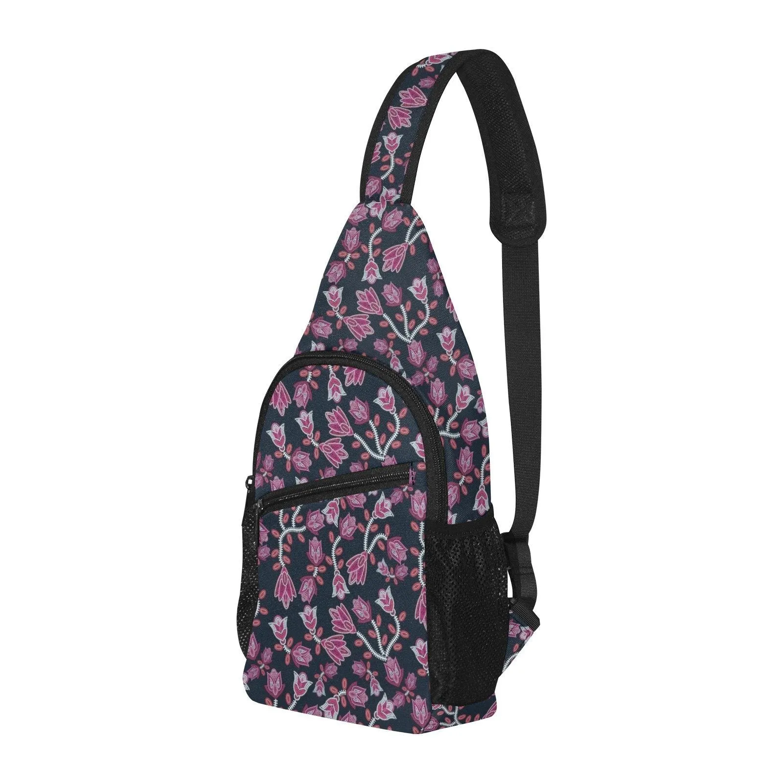 Beaded Pink Chest Bag
