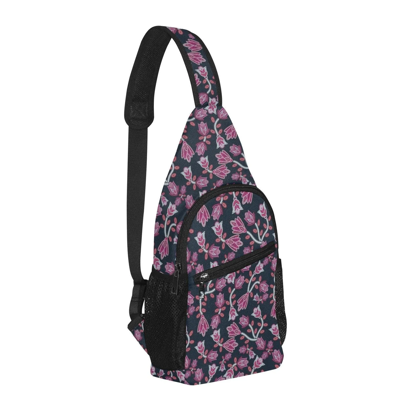 Beaded Pink Chest Bag