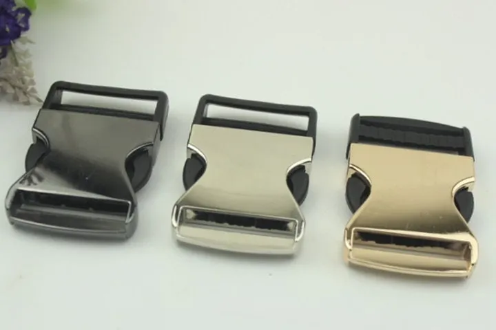 Belt Buckle Quick Release Side Metal 38 mm Purse Slide Backpack Bag Handbag Pet Dog Collar Parachute Strap Adjustable Lock Diy Supplies