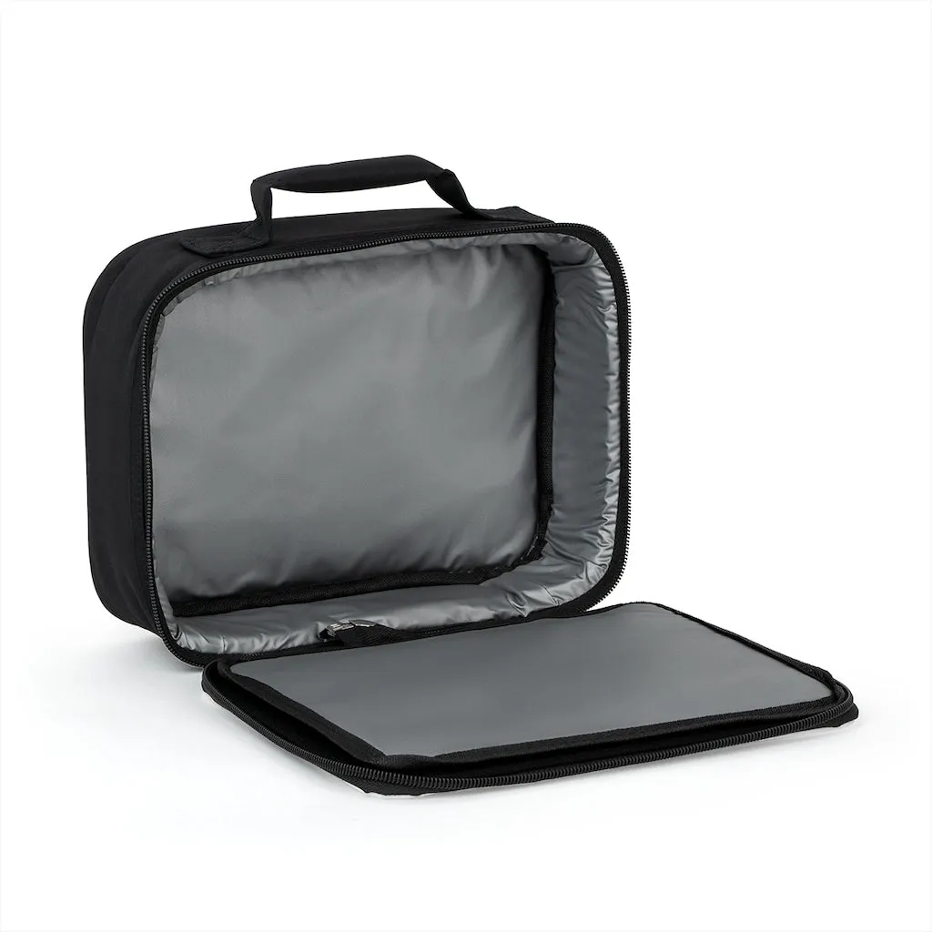 Black and White Fish Lunch Bag