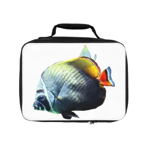 Black and White Fish Lunch Bag