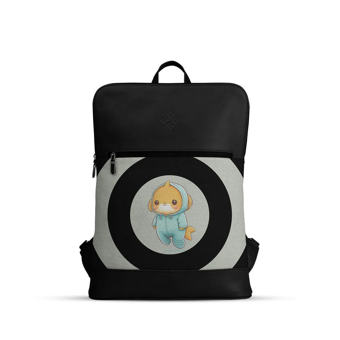 Black Orbit Laptop Backpack Fish