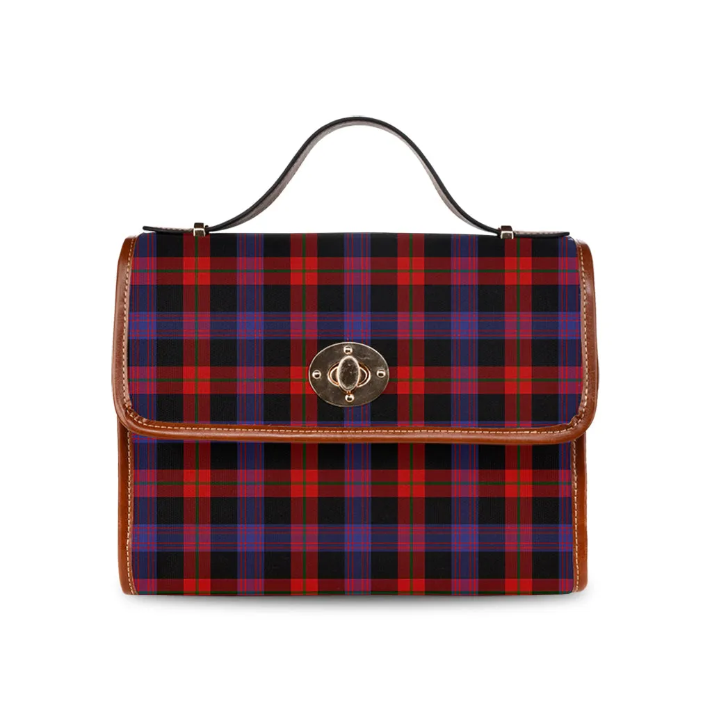 Broun Modern Tartan Waterproof Canvas Bag