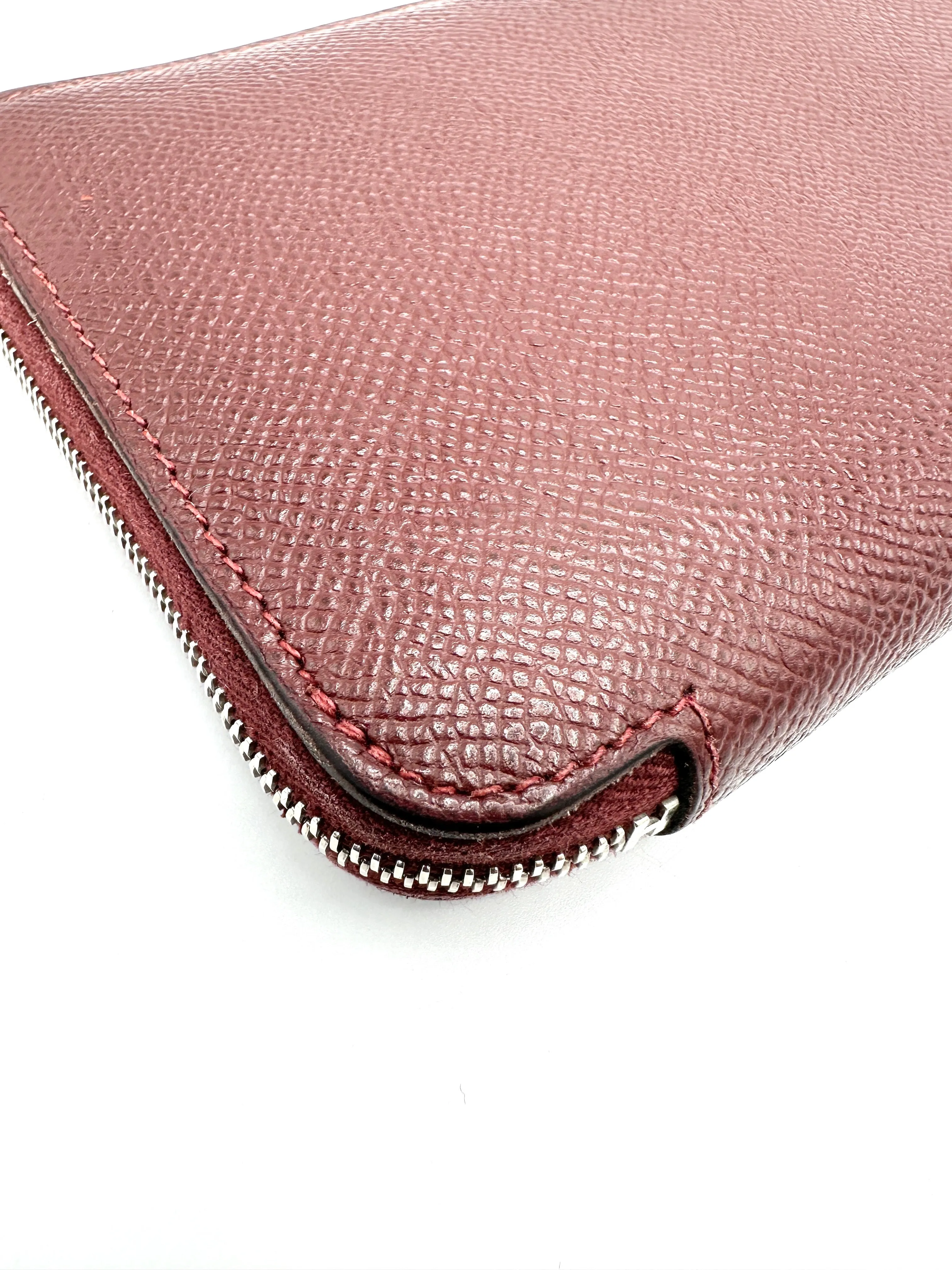 Burgundy Red Azap Zippy Wallet