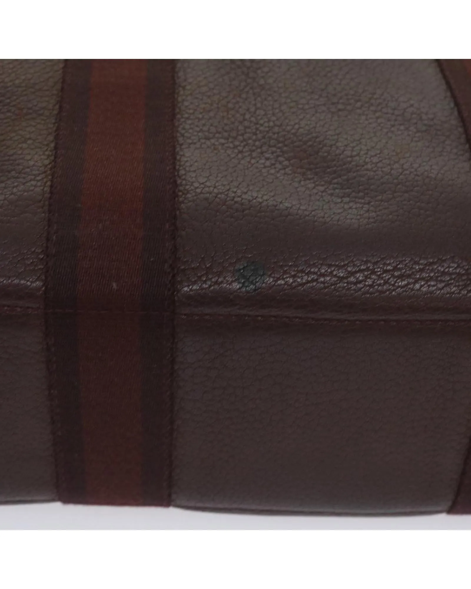 Canvas Red Fourre Tout MM Hand Bag - Authentic Hermes