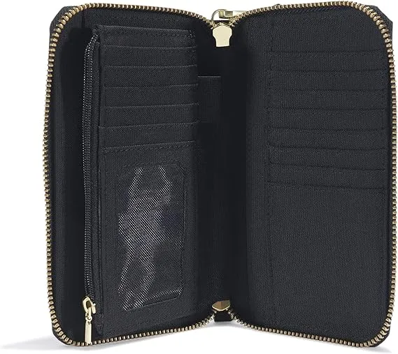Carhartt Women's Durable Canvas Wallet, Black