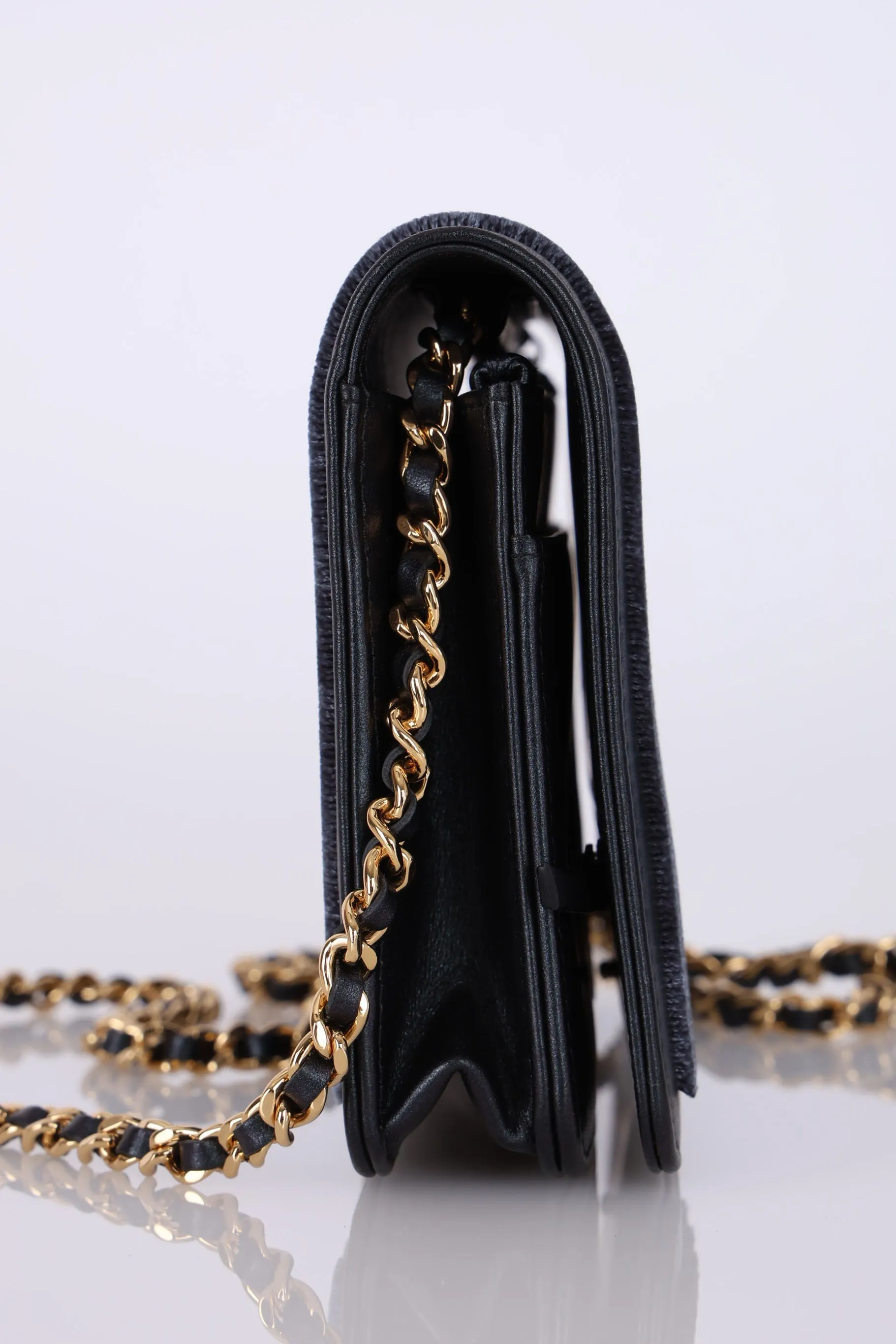 Chanel 2018 Iridescent Velvet Wallet on Chain