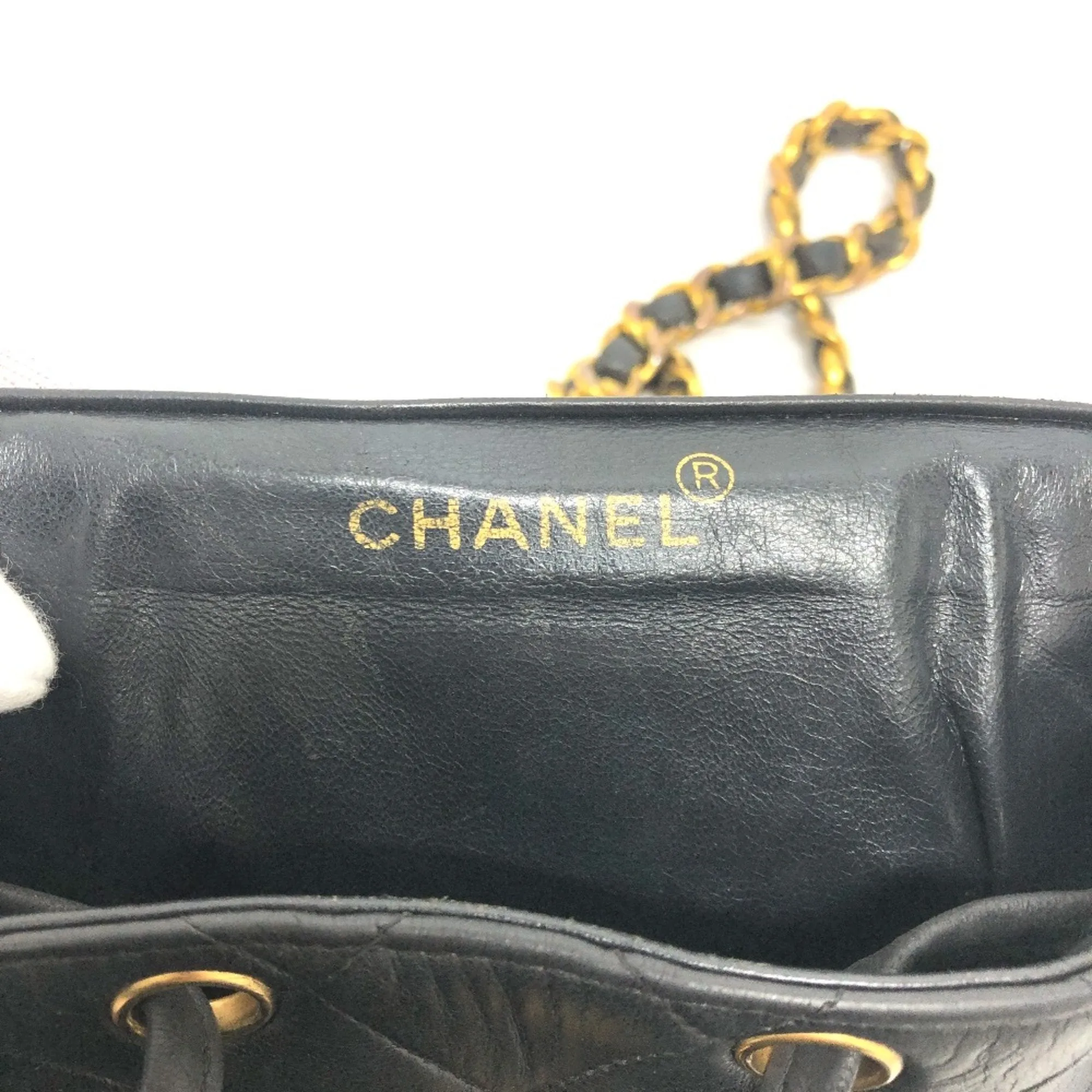 Chanel CC Mark Chain Backpack Black GoldHardware