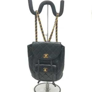 Chanel CC Mark Chain Backpack Black GoldHardware