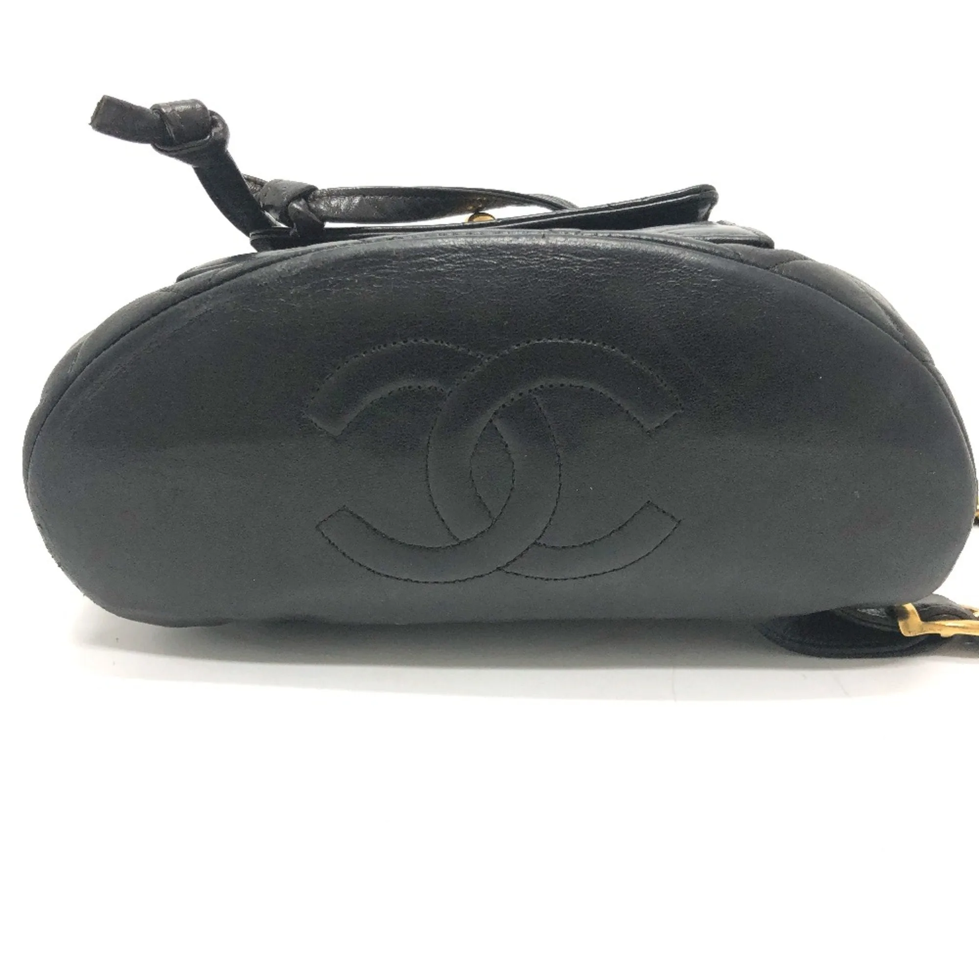 Chanel CC Mark Chain Backpack Black GoldHardware