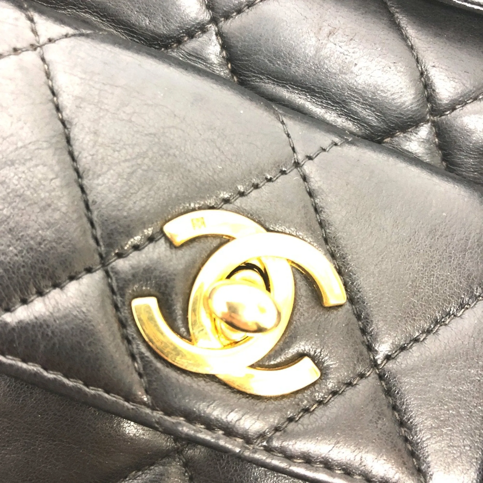 Chanel CC Mark Chain Backpack Black GoldHardware