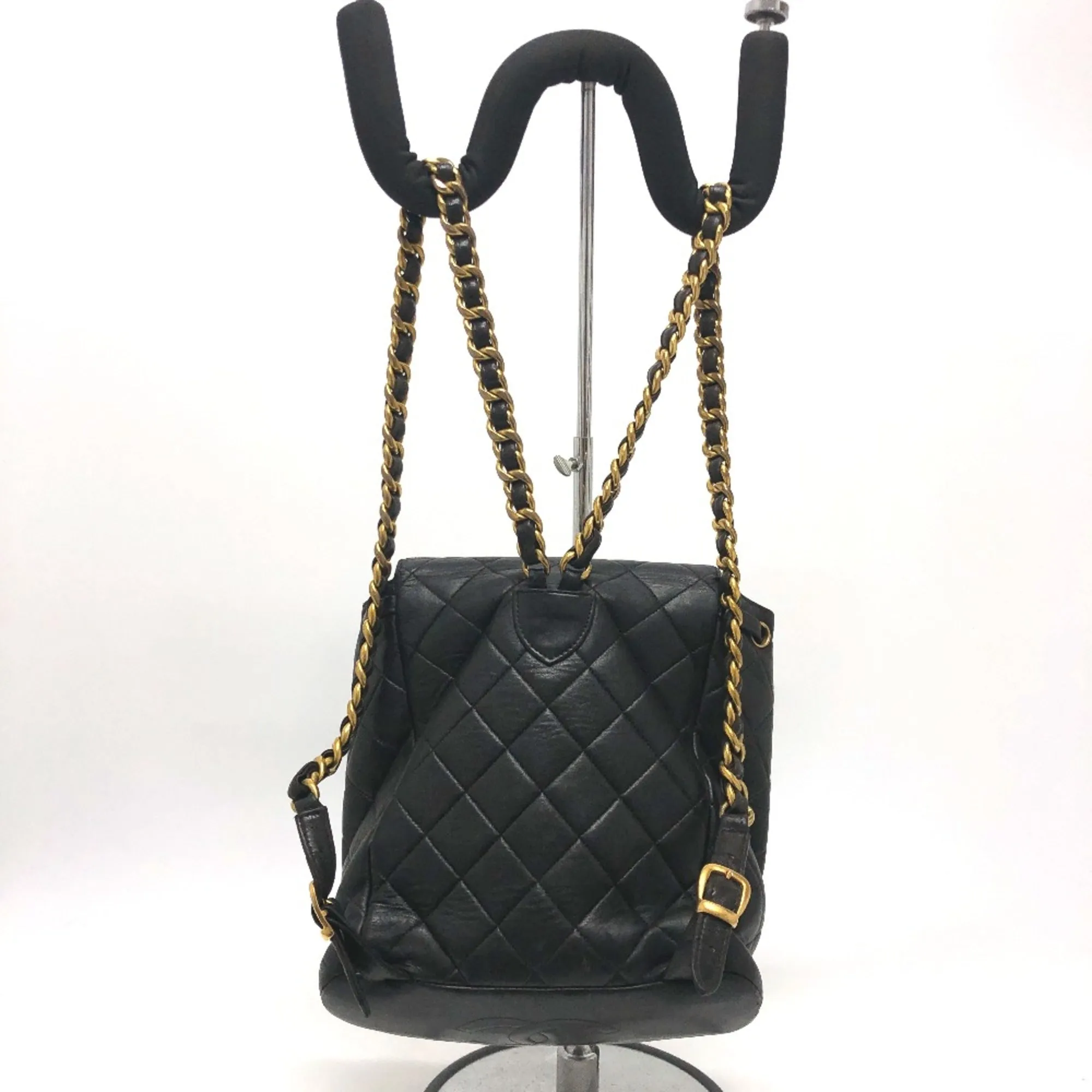 Chanel CC Mark Chain Backpack Black GoldHardware