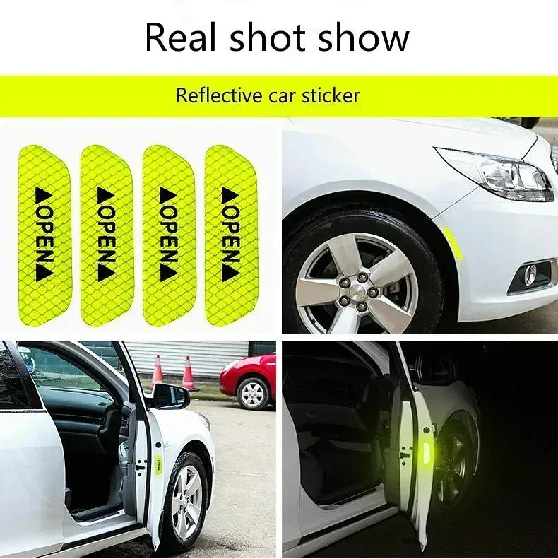 Color Name: Blue - 2023 Car Door Reflective Sticker Safety