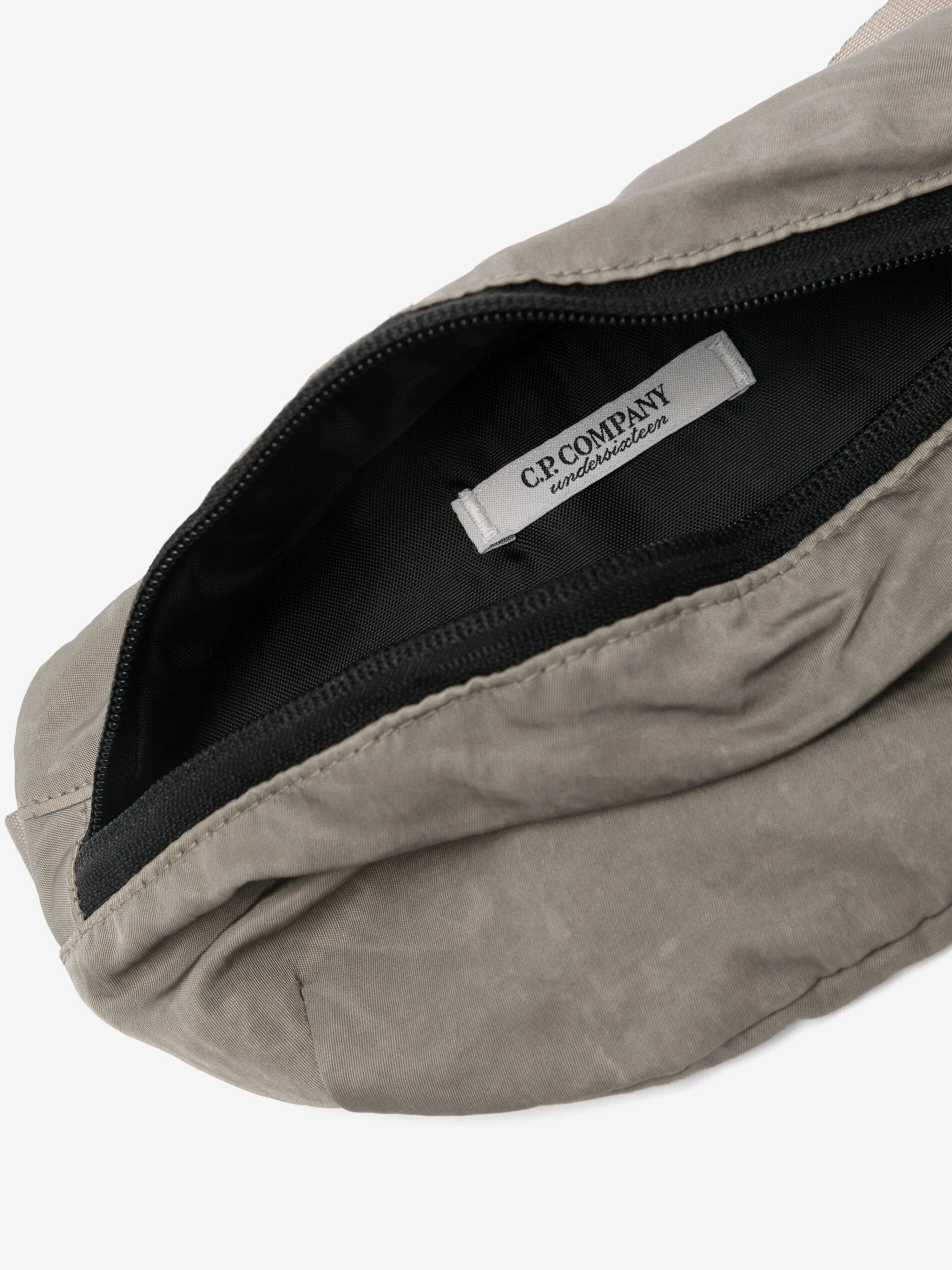 C.P. Company Boys Logo Belt Bag in Green
