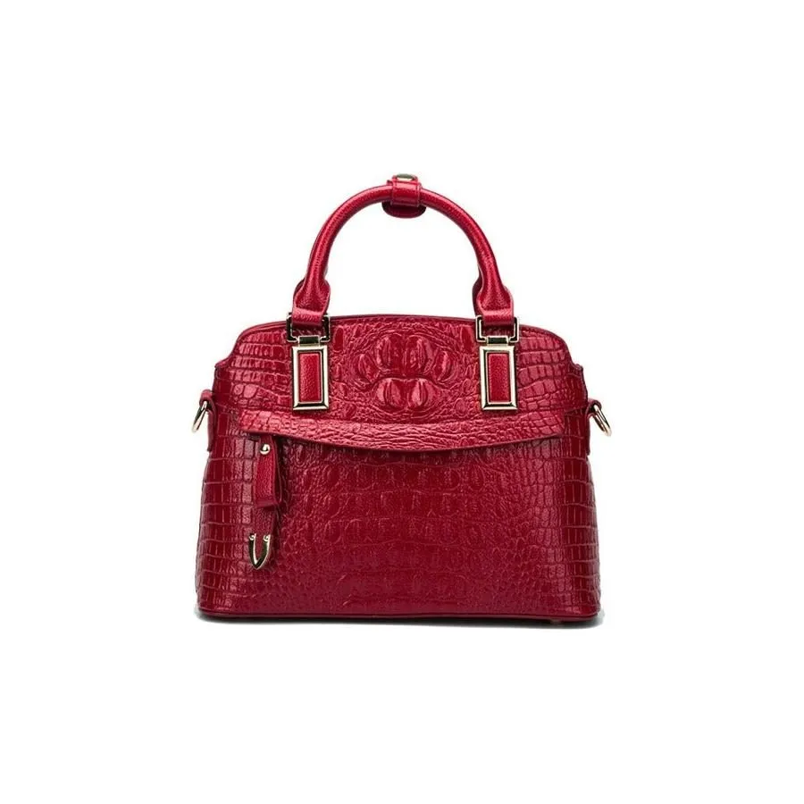CrocoLuxe Chic Versatile Shoulder Bag