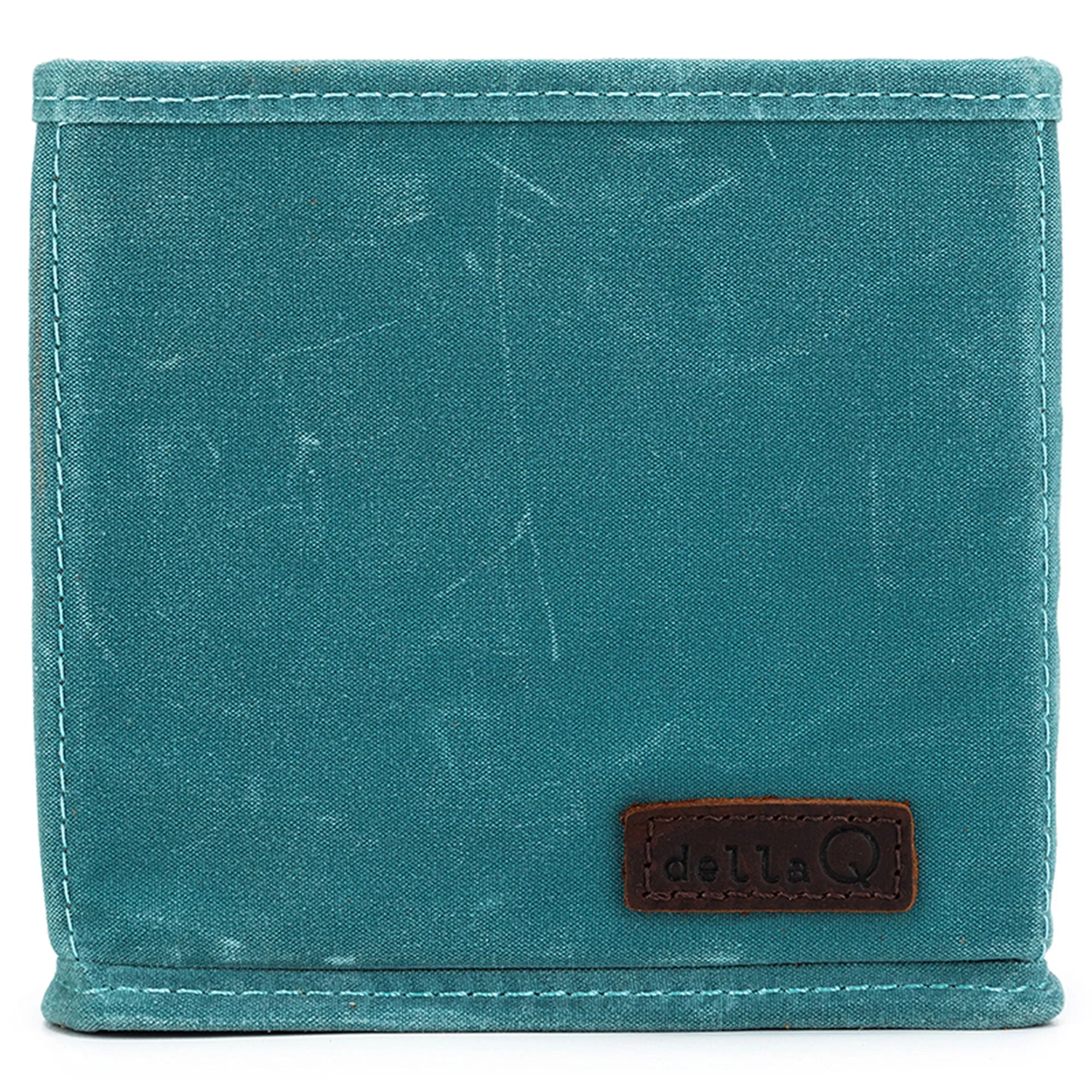 della Q Maker's Canvas Cubbies (Set of 2) - Teal