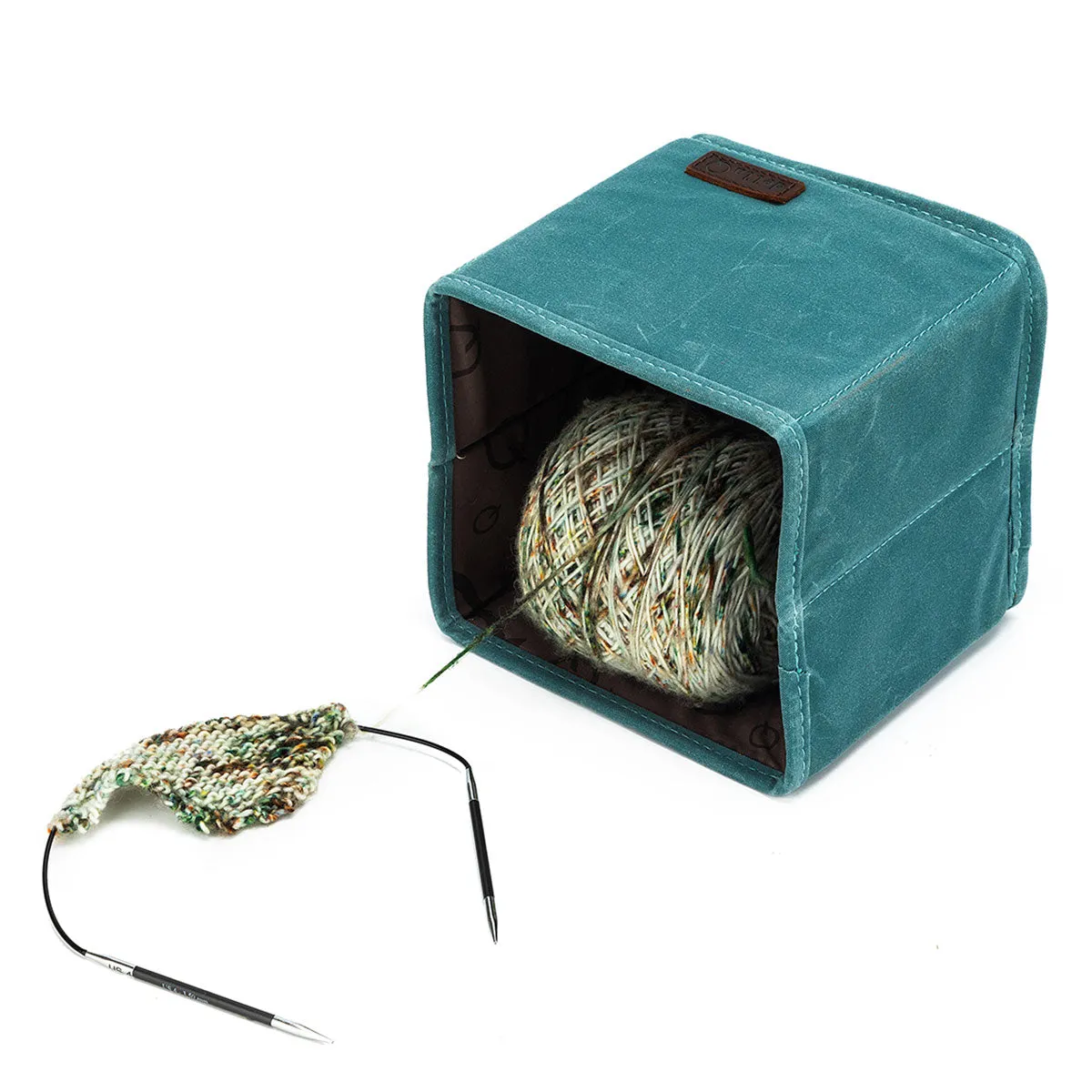 della Q Maker's Canvas Cubbies (Set of 2) - Teal