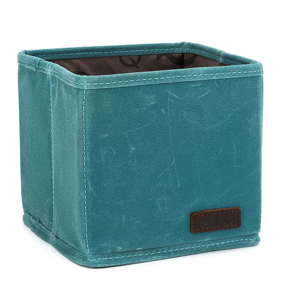 della Q Maker's Canvas Cubbies (Set of 2) - Teal