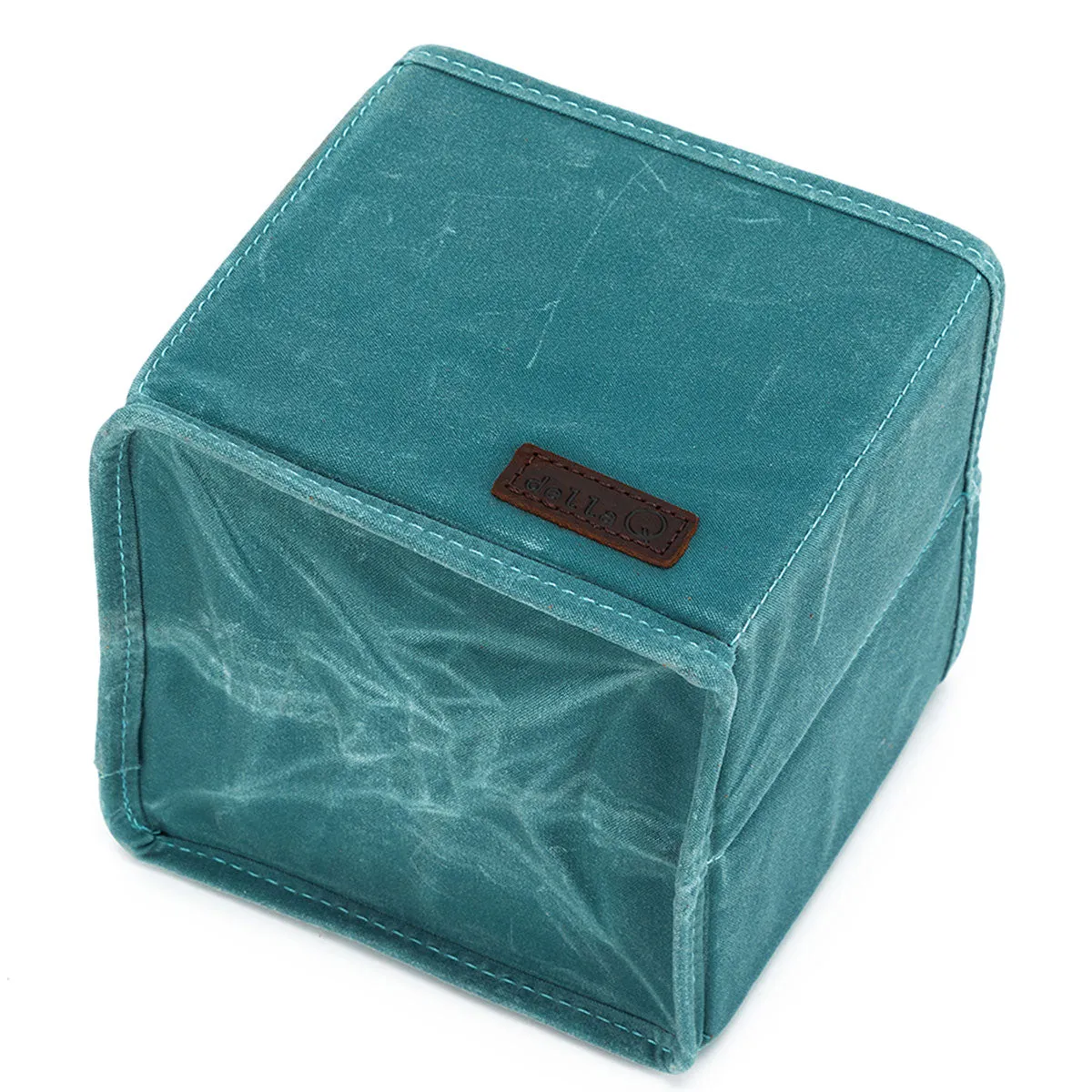 della Q Maker's Canvas Cubbies (Set of 2) - Teal