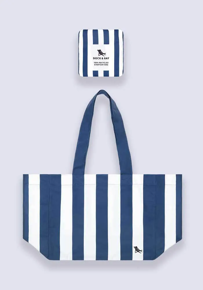 Dock & Bay Everyday Tote Bag - Whitsunday Blue