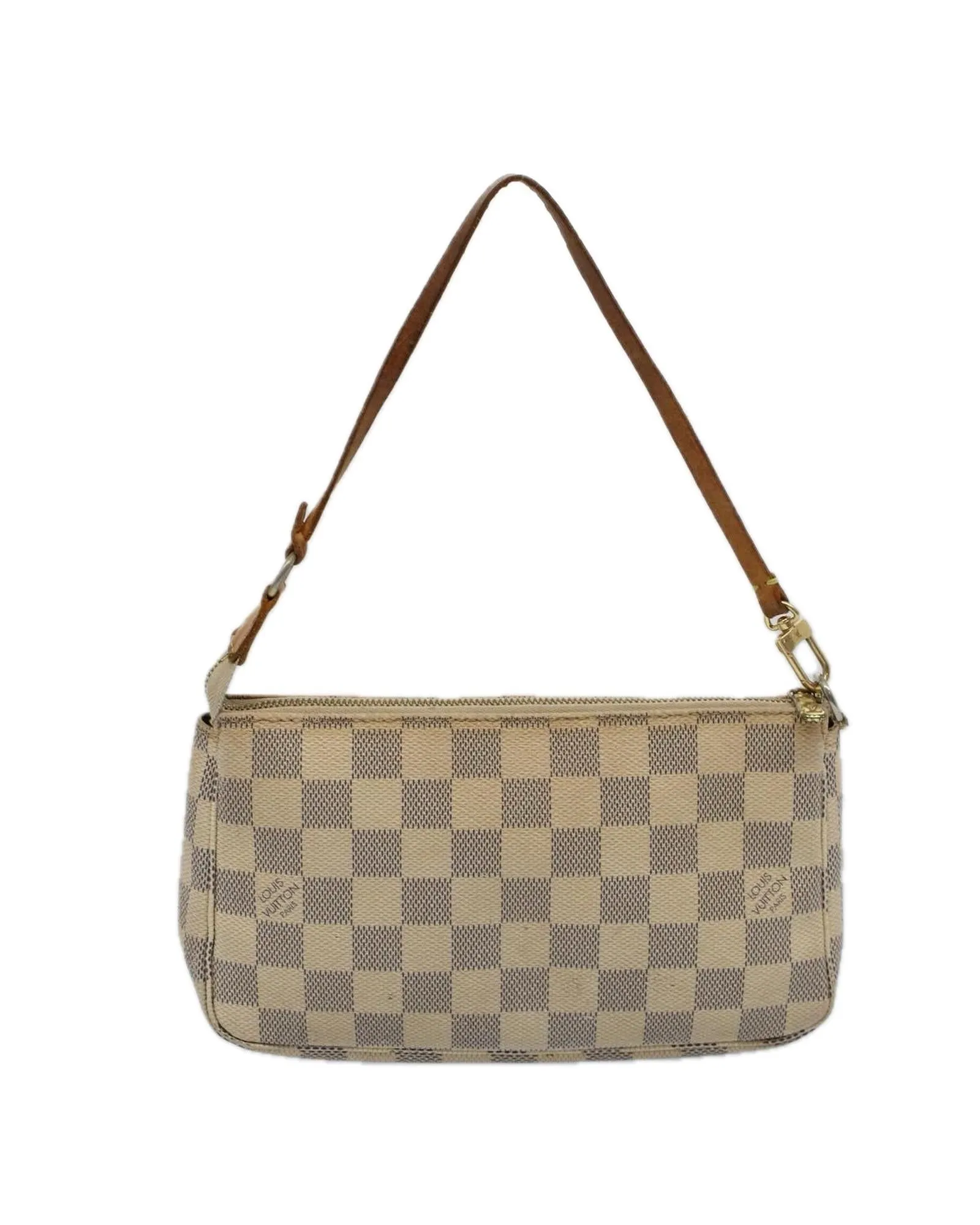 Durable Damier Azur Canvas Pouch