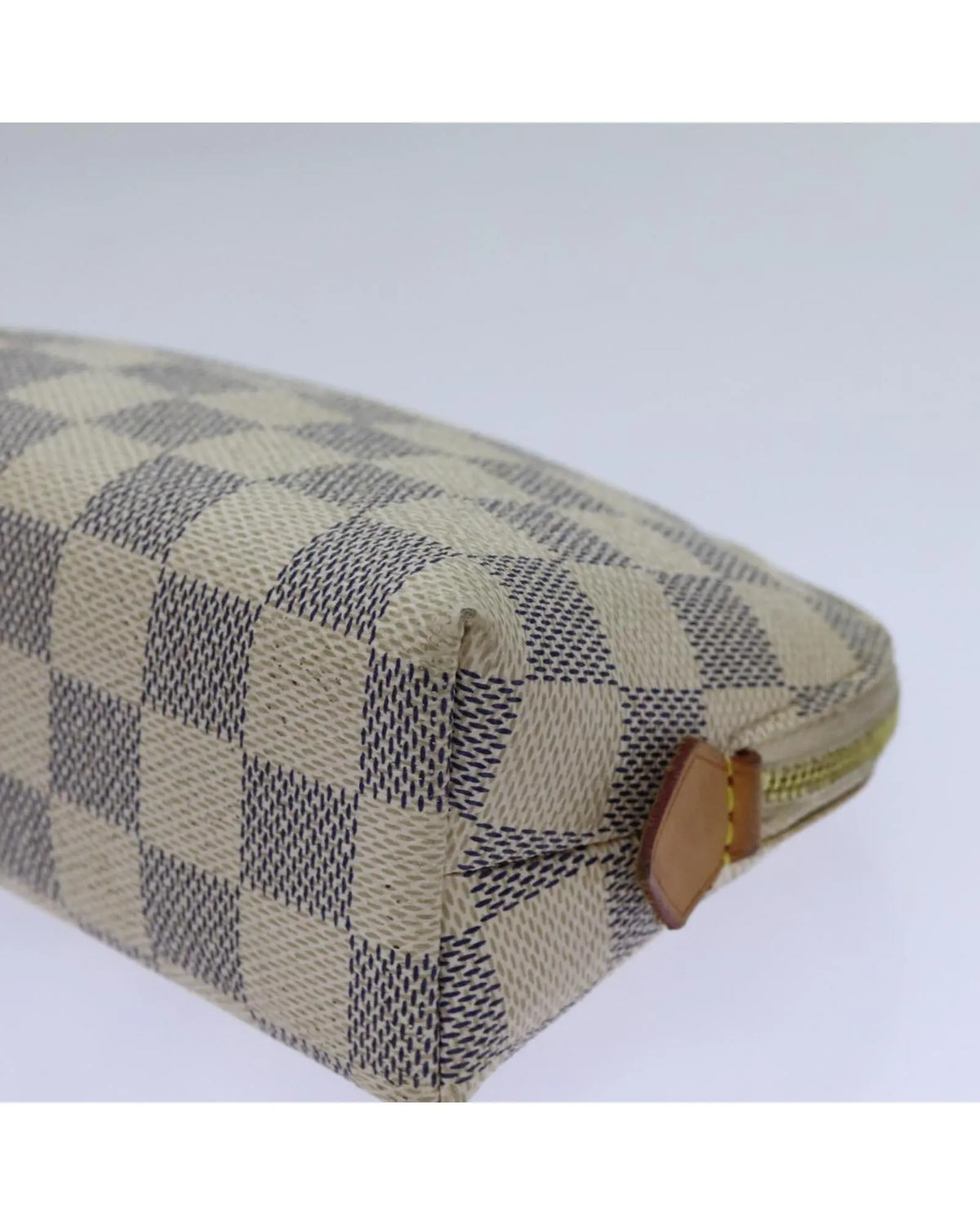 Durable Damier Azur Pouch with Accessory Pocket - BC Rank