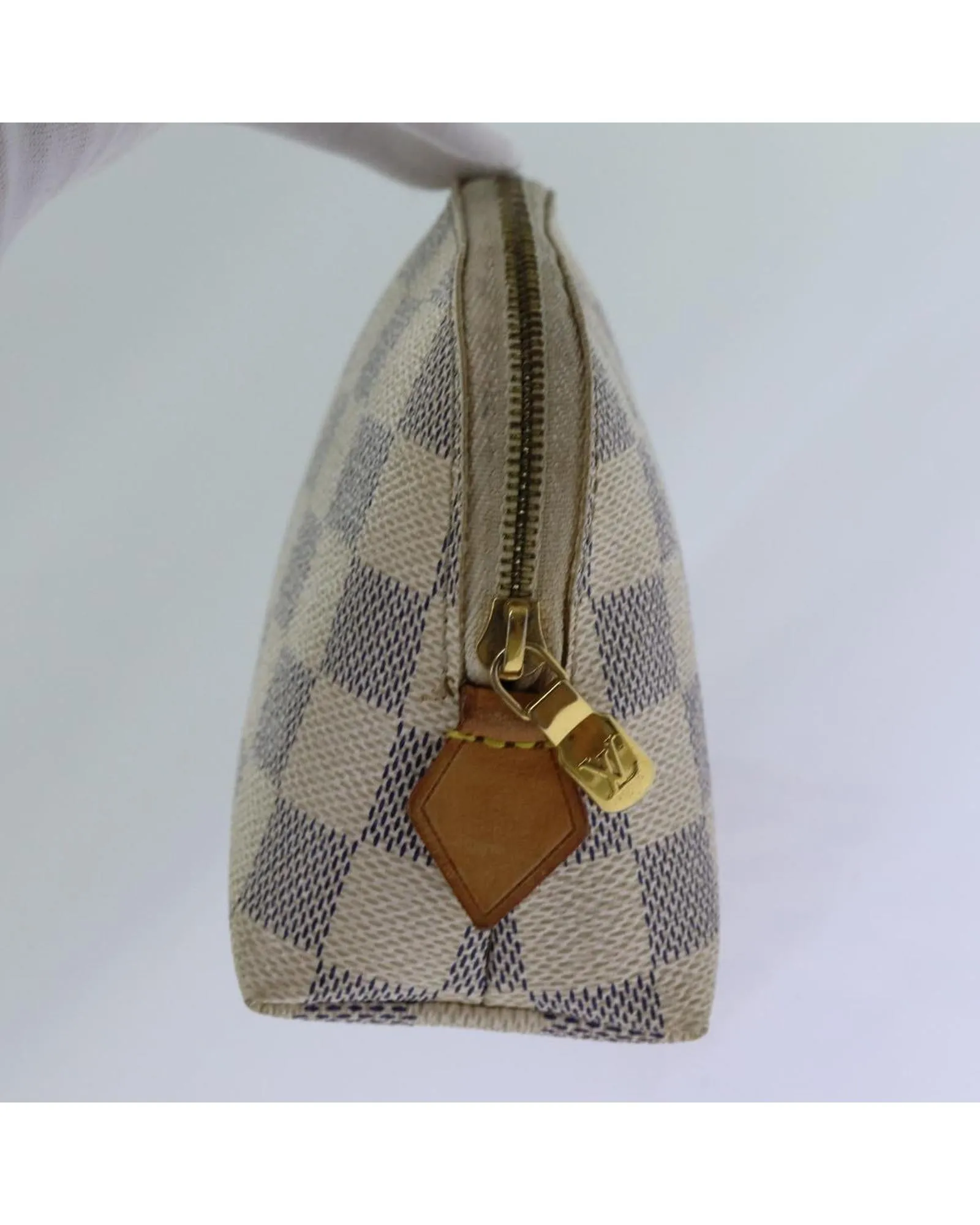 Durable Damier Azur Pouch with Accessory Pocket - BC Rank